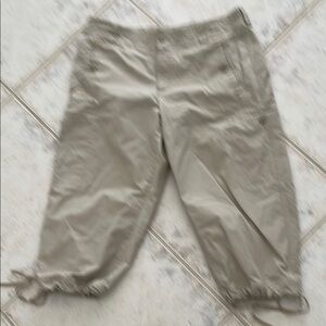 Chic Tan Buttoned Pants